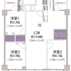 専用庭有り間取
